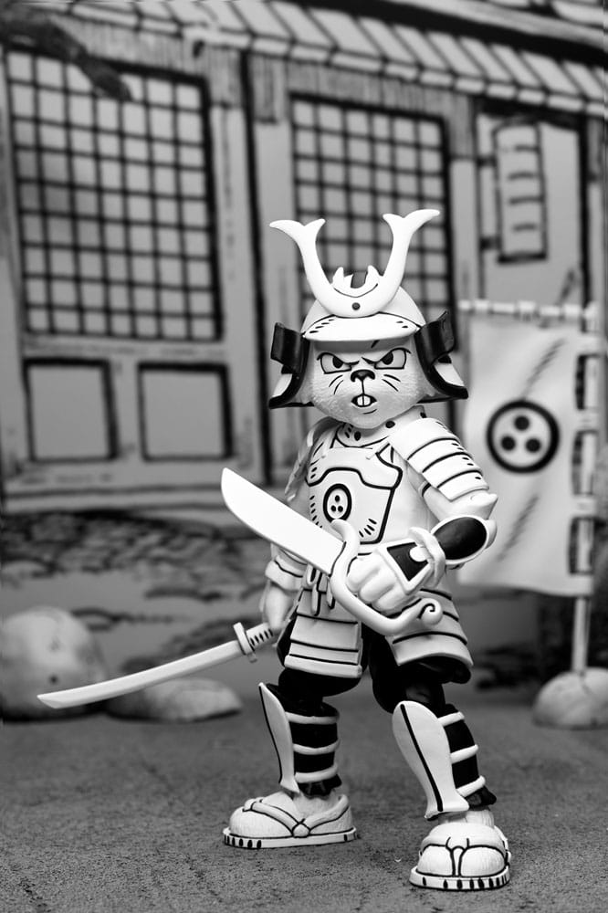 Usagi Yojimbo Actionfigur Samurai Usagi Yojimbo Black & White Figure 18 cm