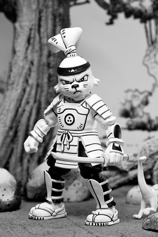 Usagi Yojimbo Actionfigur Samurai Usagi Yojimbo Black & White Figure 18 cm