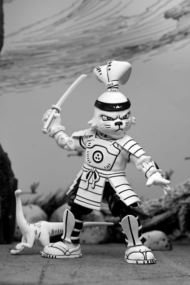 Usagi Yojimbo Actionfigur Samurai Usagi Yojimbo Black & White Figure 18 cm