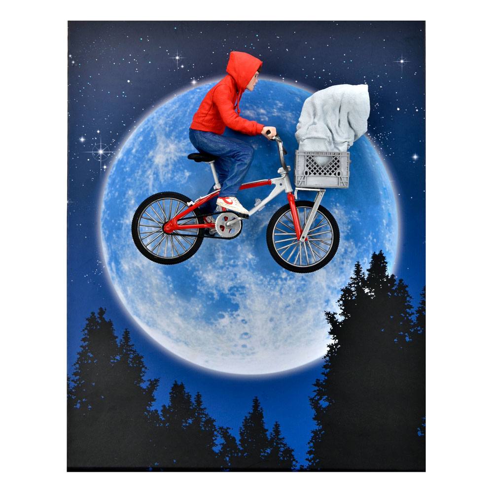 E.T. - Der Außerirdische Actionfigur Elliott & E.T. on Bicycle 13 cm