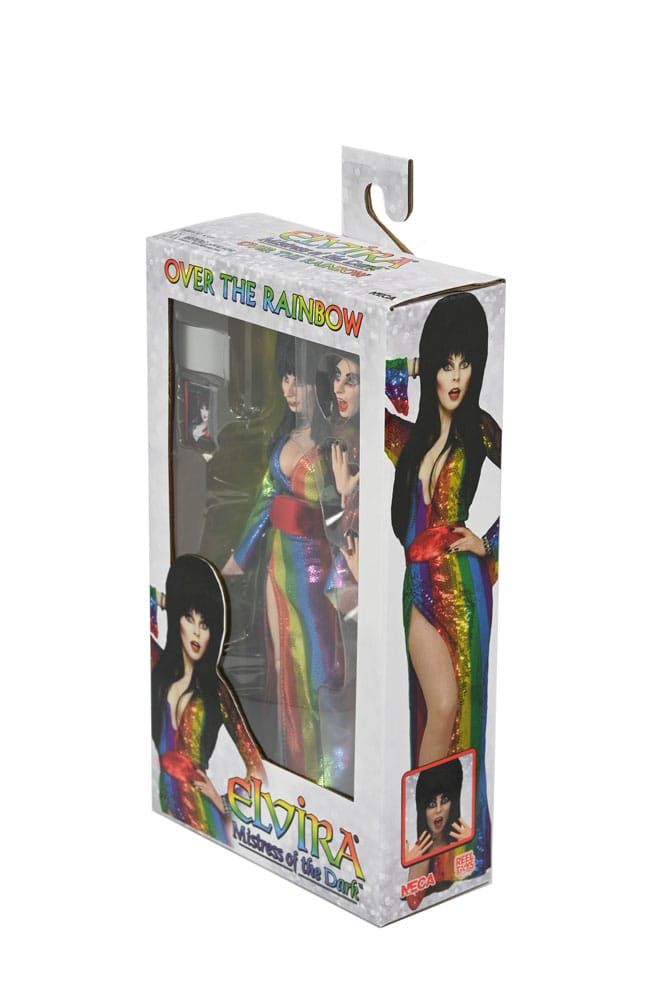 Elvira, Mistress of the Dark Clothed Actionfigur Over the Rainbow Elvira 20 cm