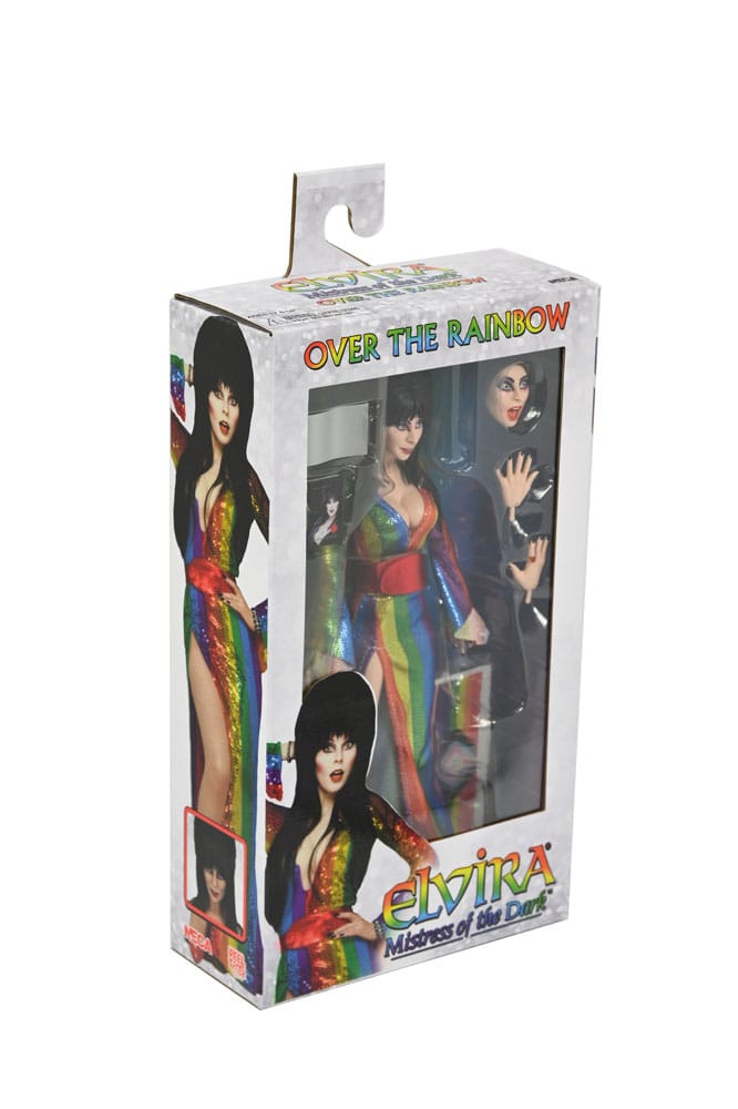 Elvira, Mistress of the Dark Clothed Actionfigur Over the Rainbow Elvira 20 cm