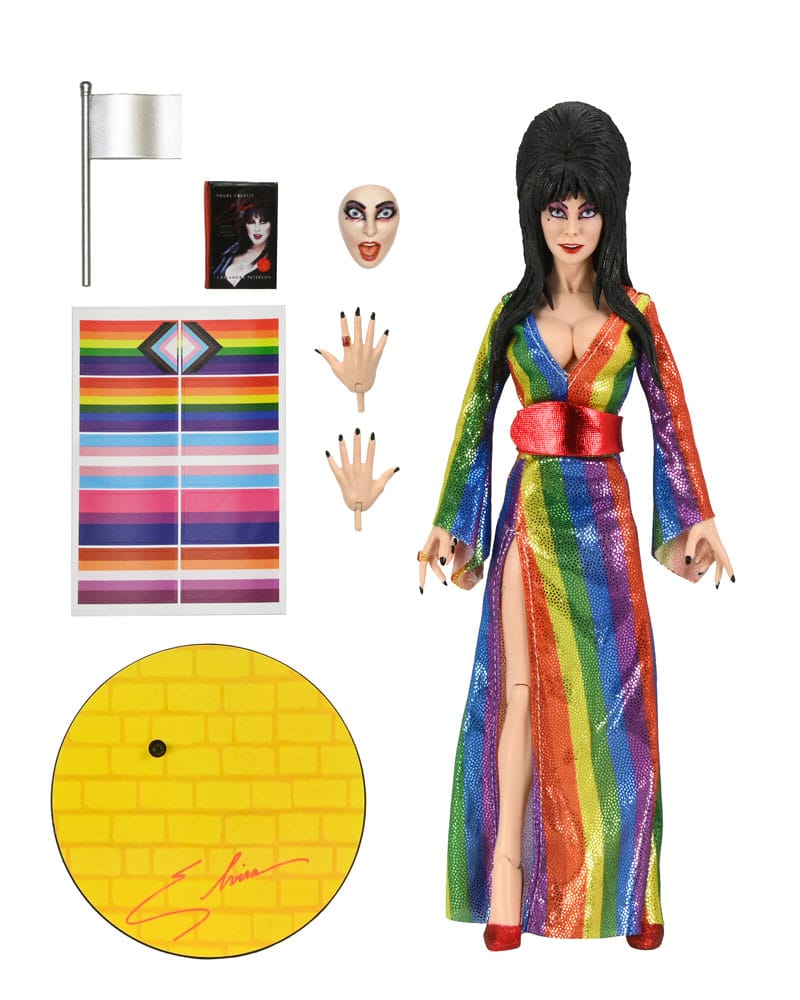 Elvira, Mistress of the Dark Clothed Actionfigur Over the Rainbow Elvira 20 cm