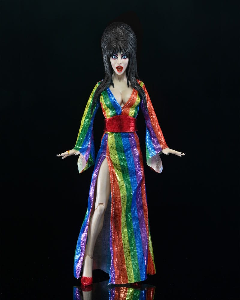 Elvira, Mistress of the Dark Clothed Actionfigur Over the Rainbow Elvira 20 cm