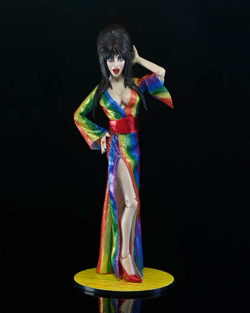 Elvira, Mistress of the Dark Clothed Actionfigur Over the Rainbow Elvira 20 cm