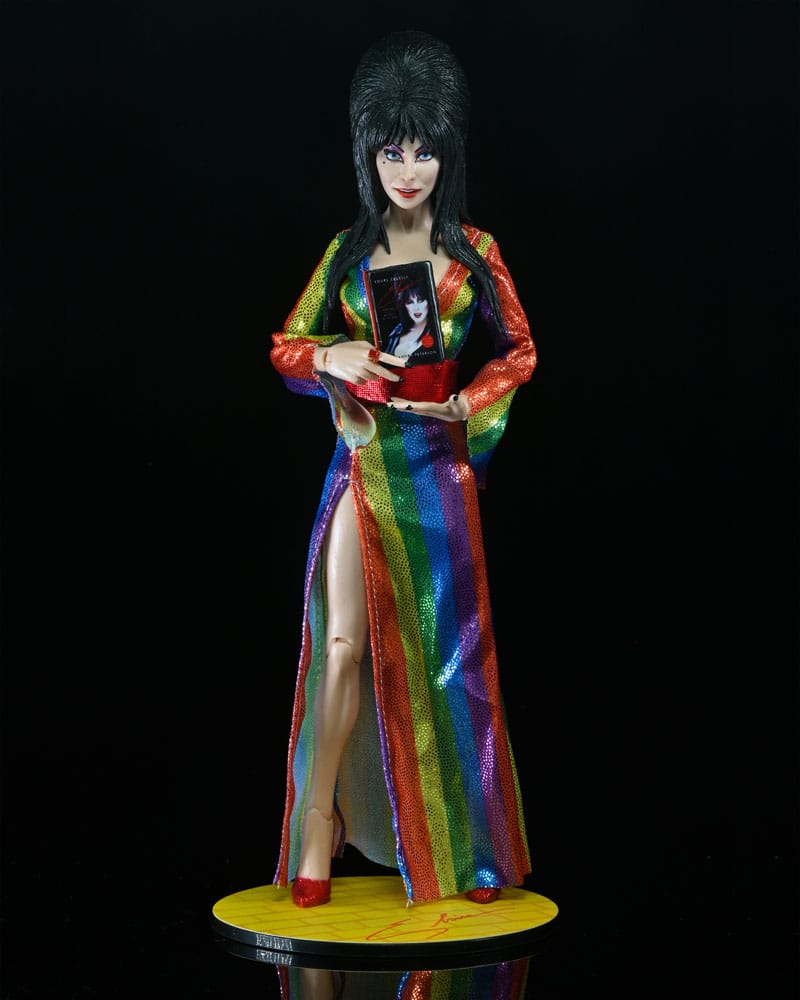 Elvira, Mistress of the Dark Clothed Actionfigur Over the Rainbow Elvira 20 cm