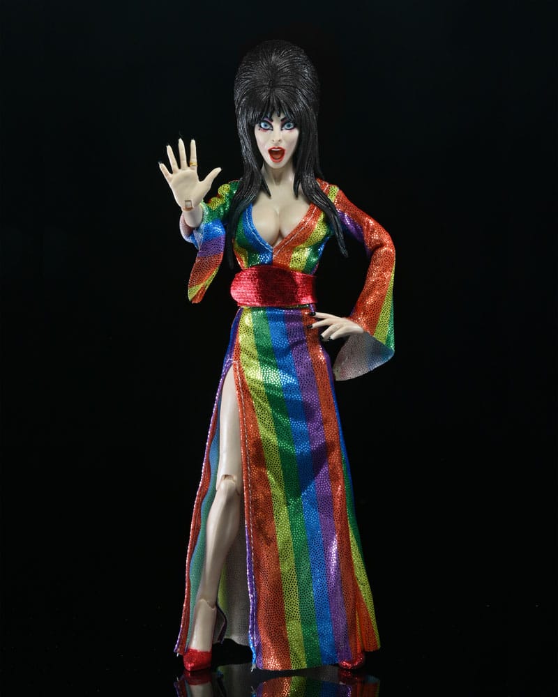 Elvira, Mistress of the Dark Clothed Actionfigur Over the Rainbow Elvira 20 cm