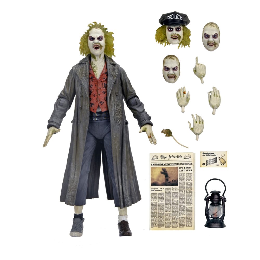 Beetlejuice 1988 Ultimate Actionfigur Beetlejuice: Tour Guide The Bio-Exorcist 18 cm