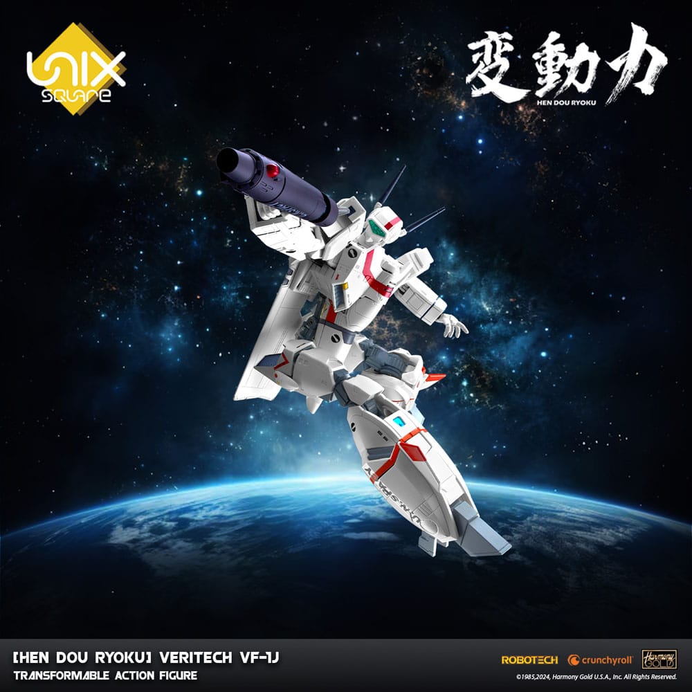 Hen Dou Ryoku Veritech Diecast Actionfigur VF-1J 21 cm     