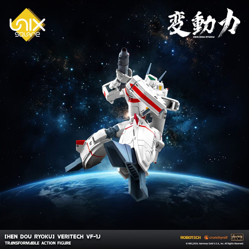 Hen Dou Ryoku Veritech Diecast Actionfigur VF-1J 21 cm     