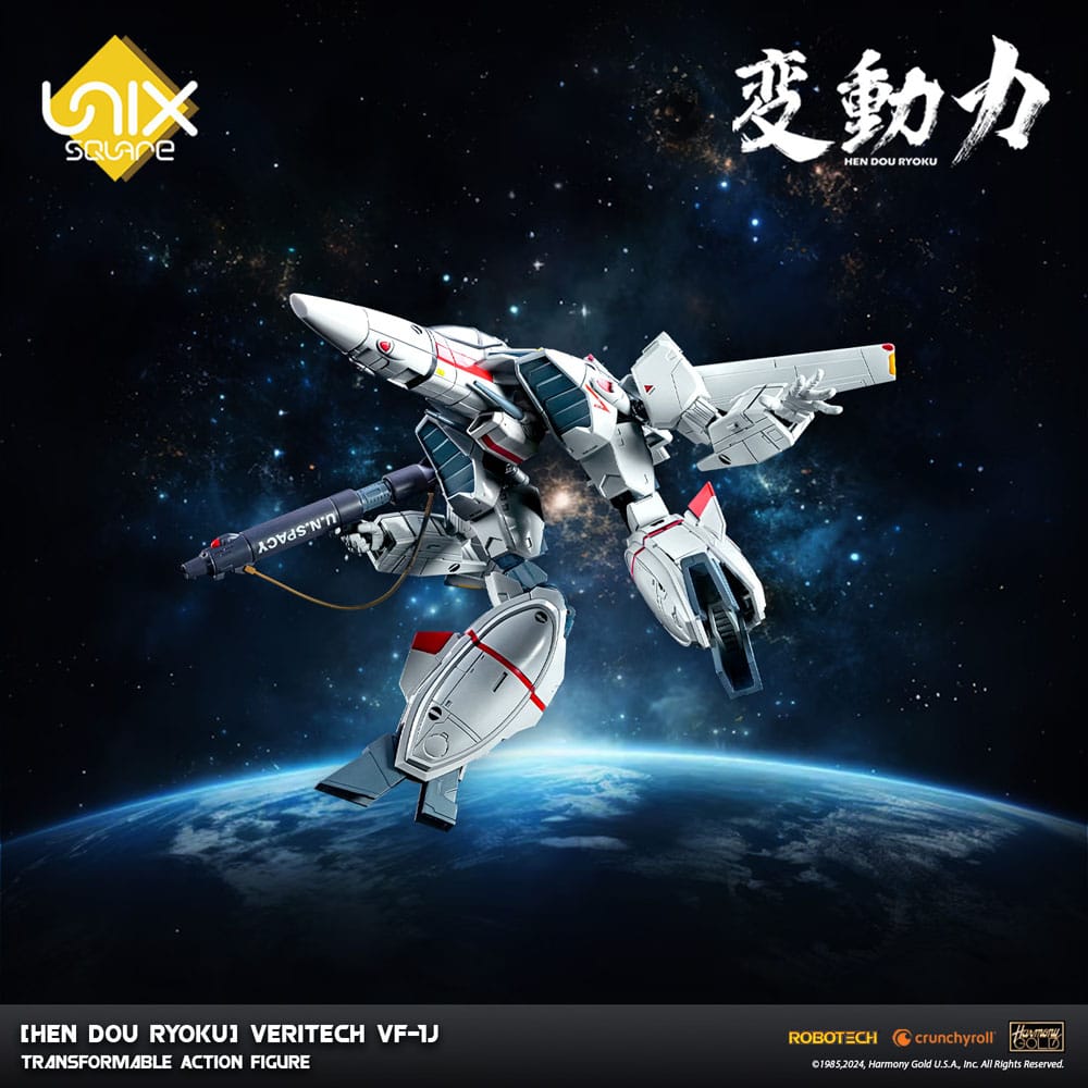 Hen Dou Ryoku Veritech Diecast Actionfigur VF-1J 21 cm     