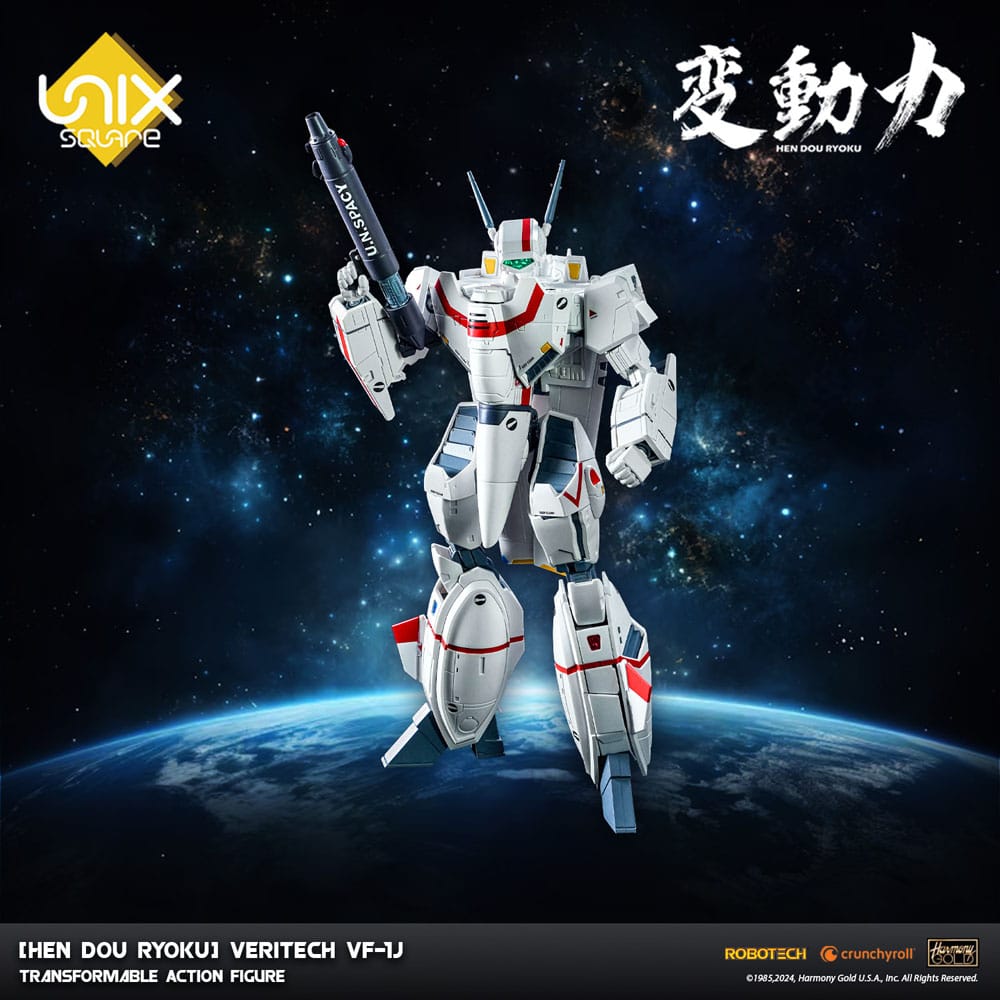 Hen Dou Ryoku Veritech Diecast Actionfigur VF-1J 21 cm     