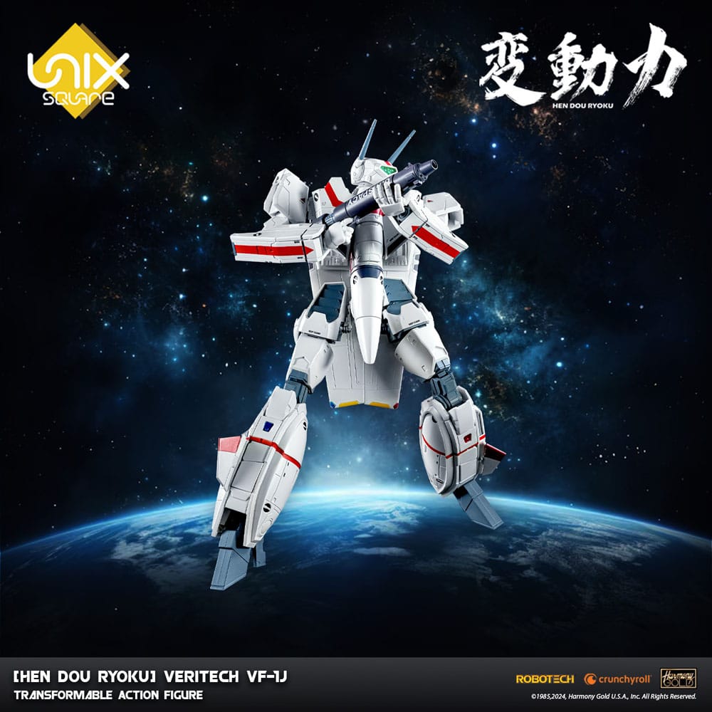 Hen Dou Ryoku Veritech Diecast Actionfigur VF-1J 21 cm     