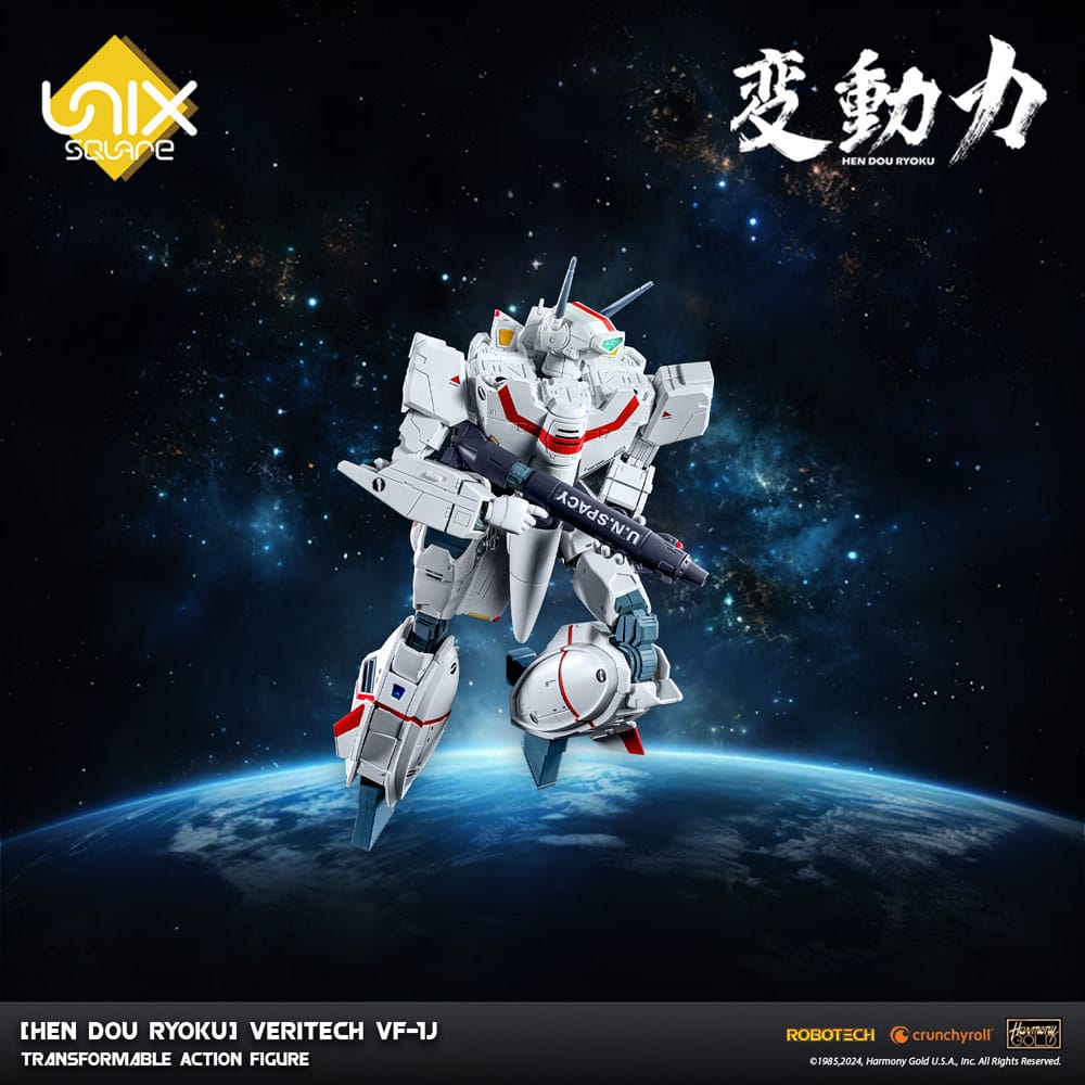 Hen Dou Ryoku Veritech Diecast Actionfigur VF-1J 21 cm     