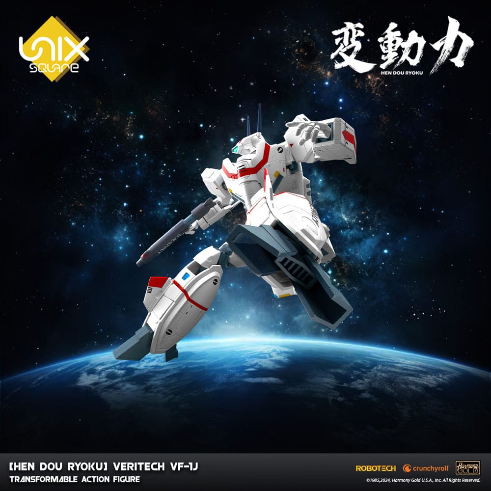 Hen Dou Ryoku Veritech Diecast Actionfigur VF-1J 21 cm     