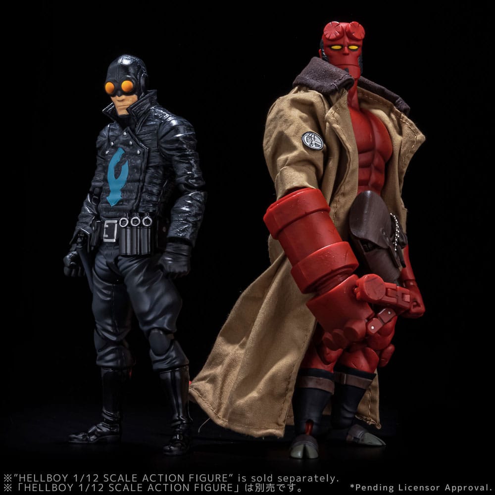 Hellboy Actionfigur 1/12 Lobster Johnson 17 cm