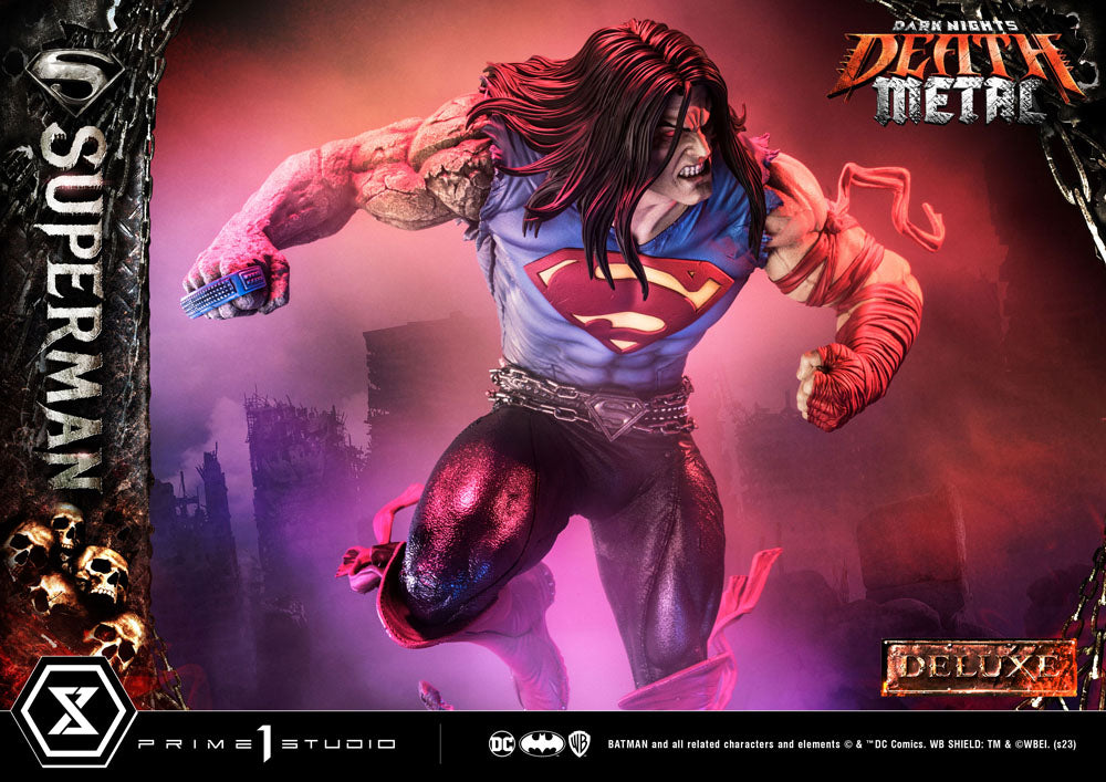 Dark Nights: Death Metal Statue 1/3 Death Metal Superman Deluxe Ver. 94 cm