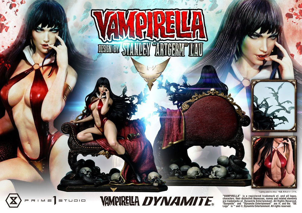 Dynamite Entertainment Statue 1/3 Vampirella Design by Stanley Artgerm Lau Bonus Version 55 cm