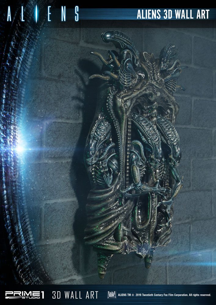 Aliens 3D Wand-Relief 32 x 50 cm