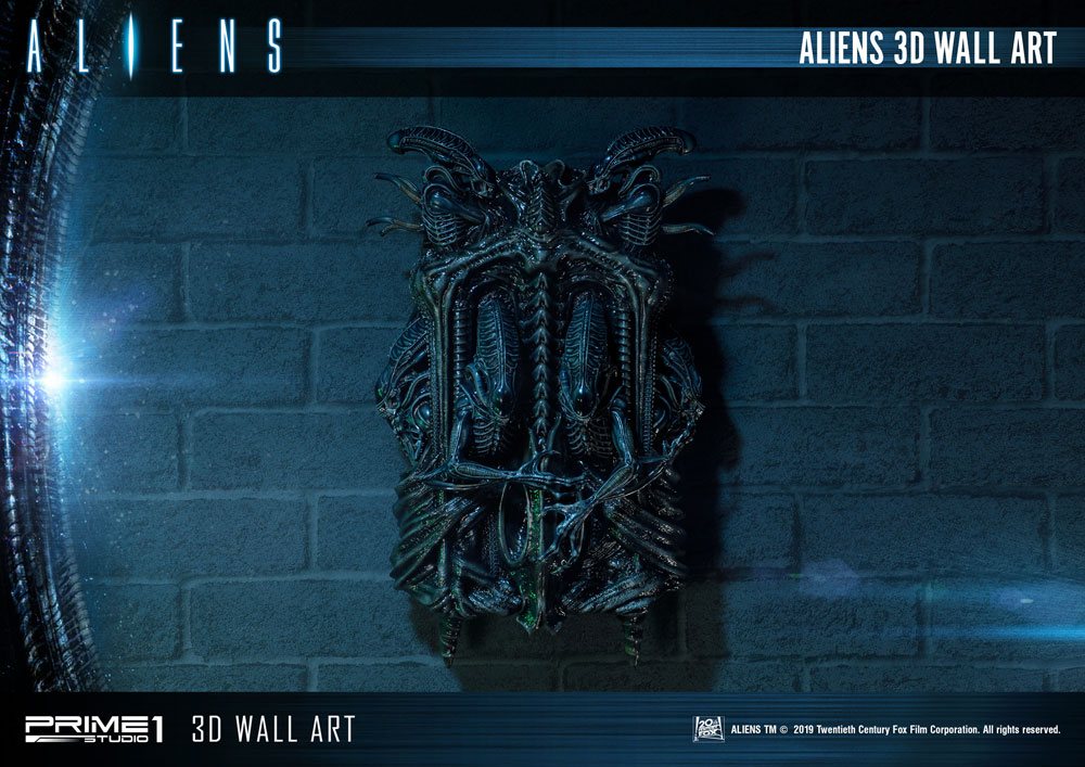 Aliens 3D Wand-Relief 32 x 50 cm