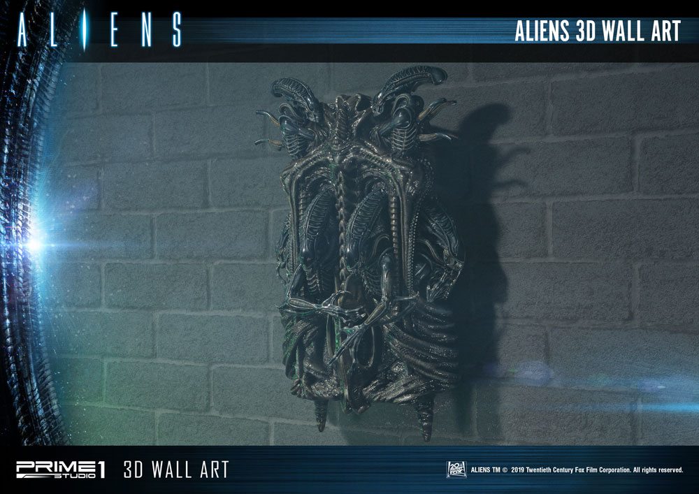 Aliens 3D Wand-Relief 32 x 50 cm