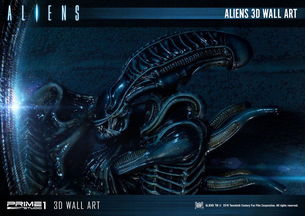 Aliens 3D Wand-Relief 32 x 50 cm