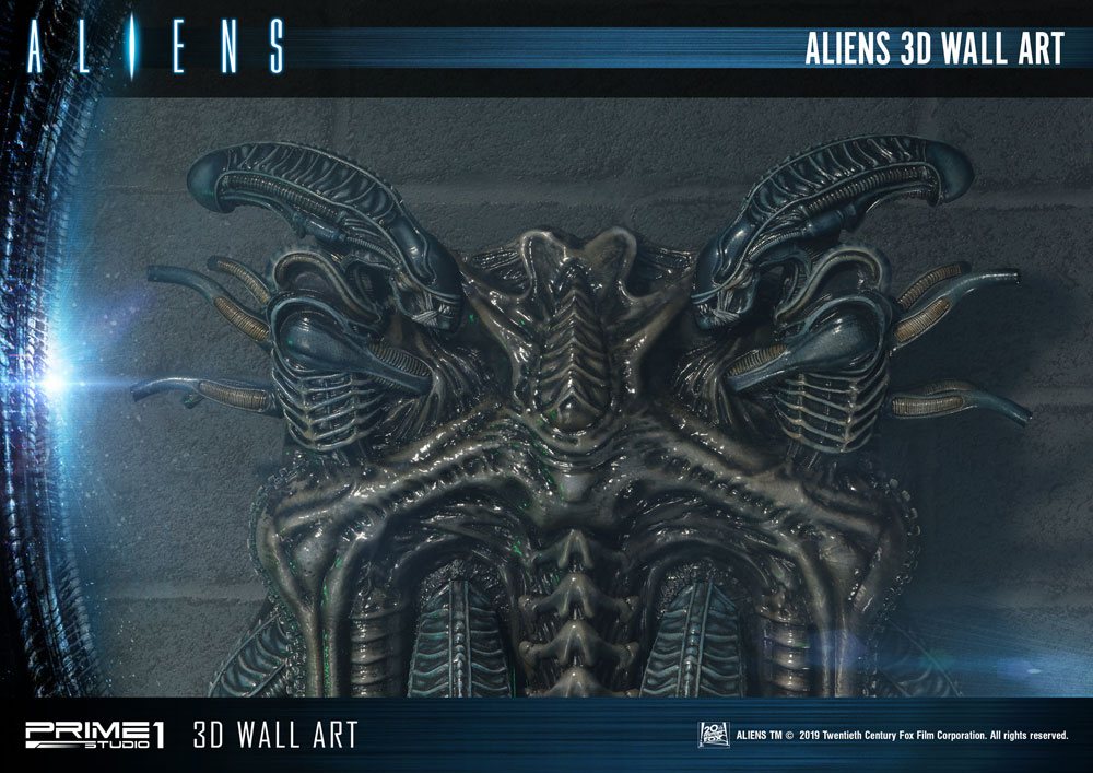 Aliens 3D Wand-Relief 32 x 50 cm