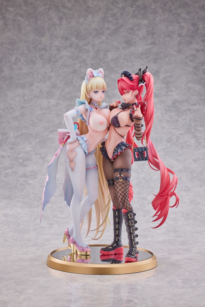 Original Character PVC Statuen 1/5 Stella & Sadie Illustrated by Mendokusai 31 cm