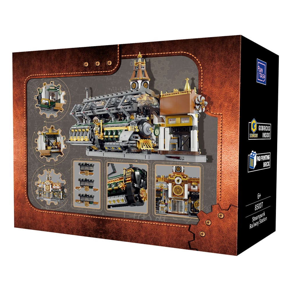 Original-Steampunk Series Bauset Steampunk Railway Station 36 cm        