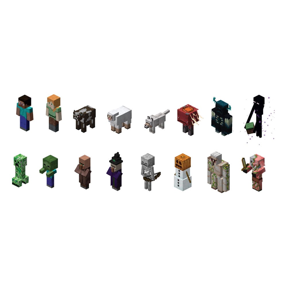 Minecraft Stempel 6cm Sortiment (24)