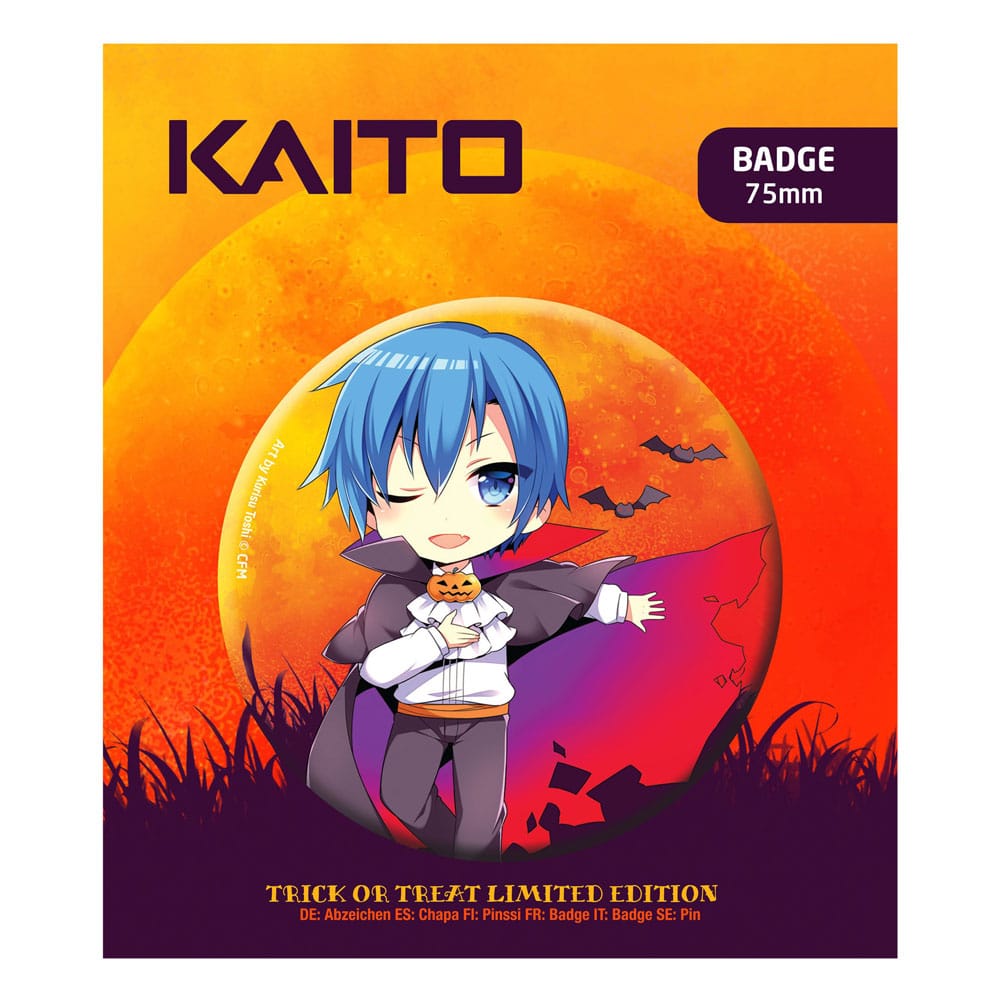 Hatsune Miku Ansteck-Button Halloween Limited Edition Kaito