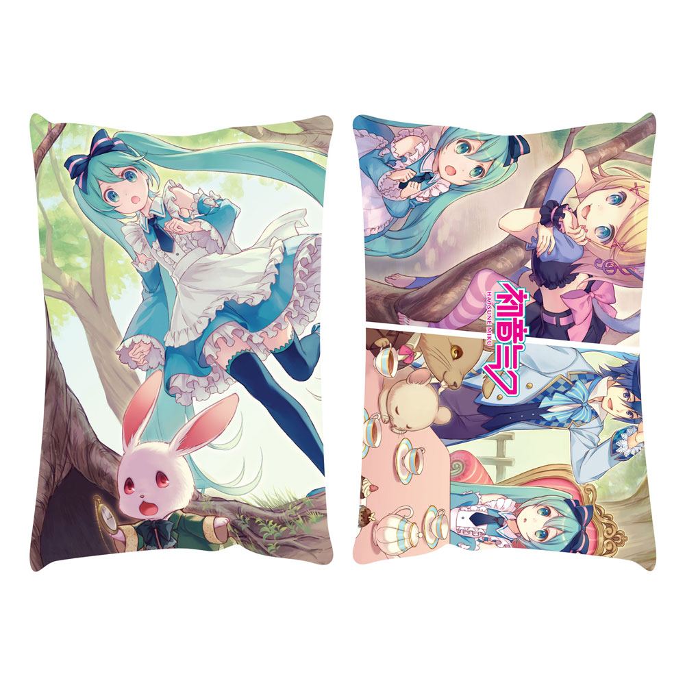 Hatsune Miku Kissen Miku in Wonderland 50 x 35 cm