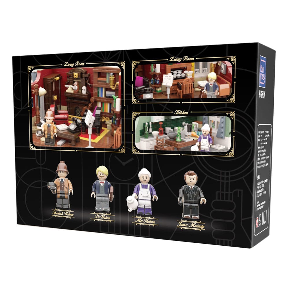 Sherlock Holmes Bauset Sherlock Holmes 221B baker.st 9 cm