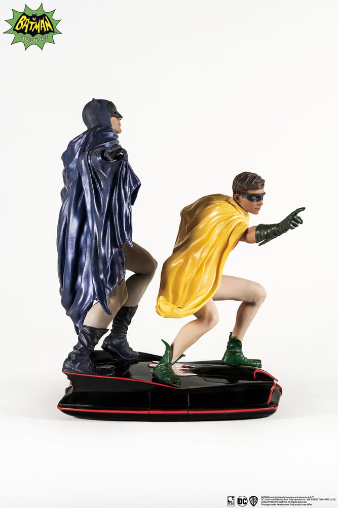 DC Comics PVC Diorama Statue 1/8 Batman & Robin 1966 23 cm