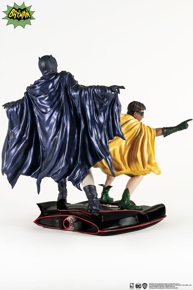 DC Comics PVC Diorama Statue 1/8 Batman & Robin 1966 23 cm