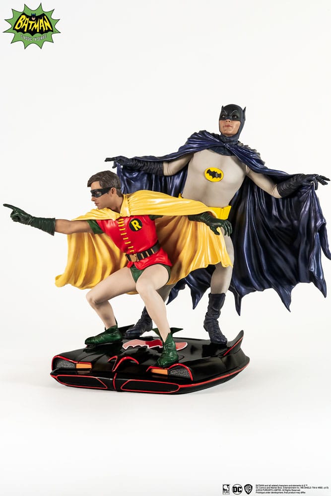 DC Comics PVC Diorama Statue 1/8 Batman & Robin 1966 23 cm