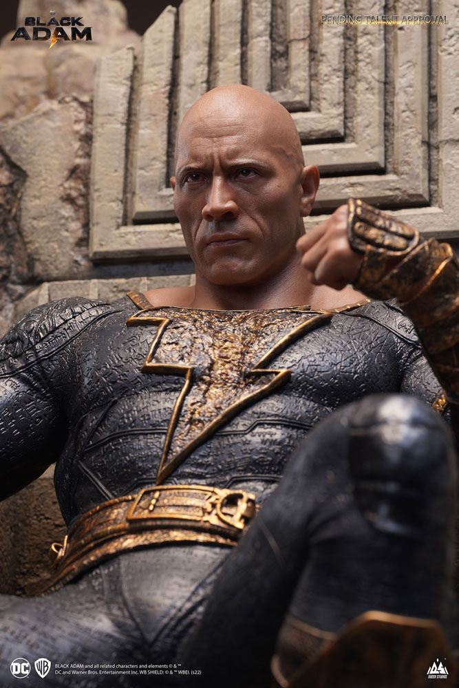 Black Adam Statue 1/4 Black Adam On Throne 53 cm