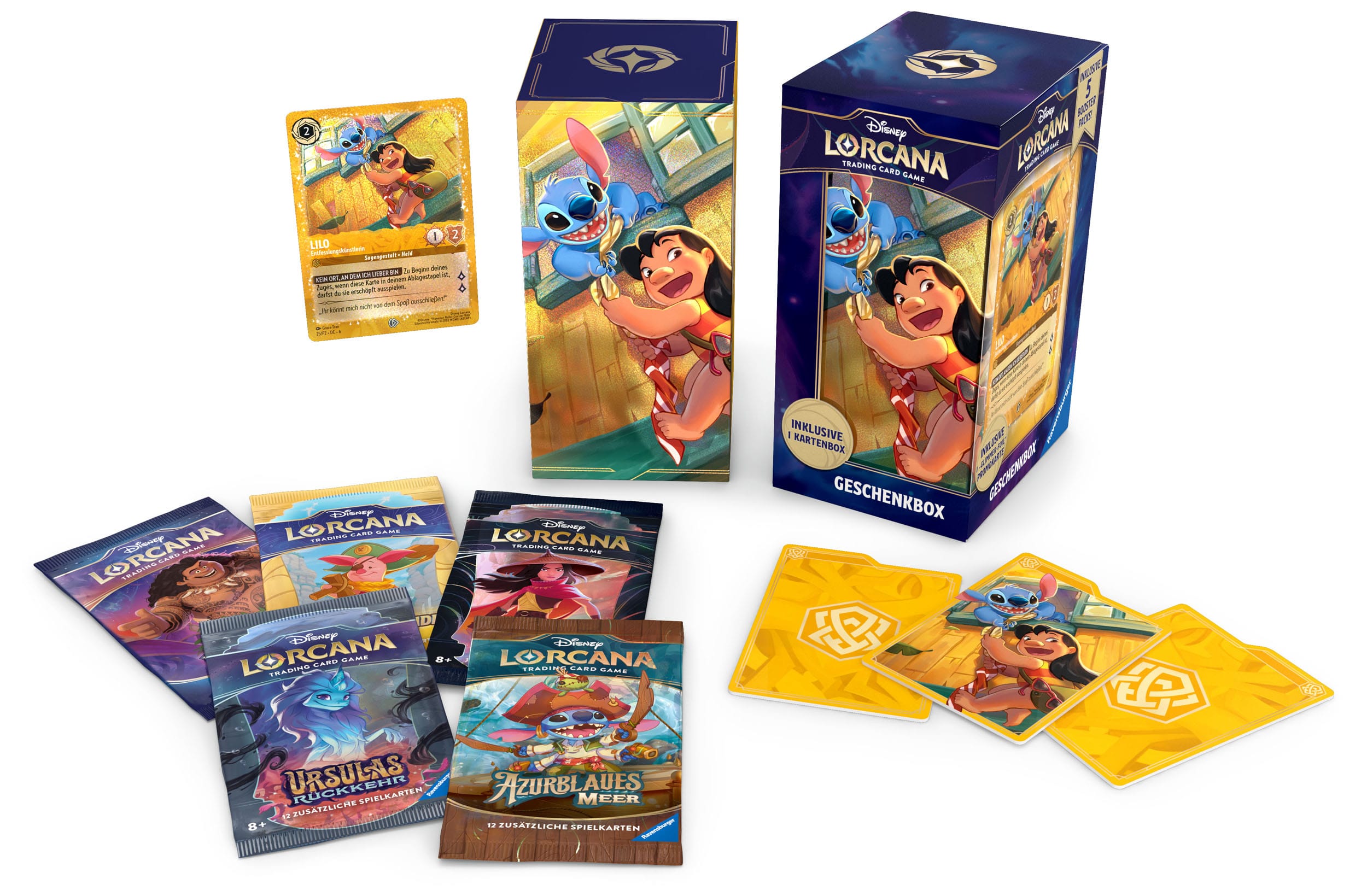 Disney Lorcana TCG Archazias Insel Geschenk-Set Stitch *Deutsche Edition*