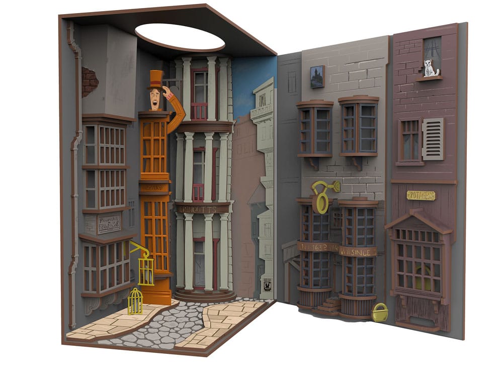 Harry Potter Tiny Adventures Book Nook Mini-Diorama Winkelgasse 23 cm