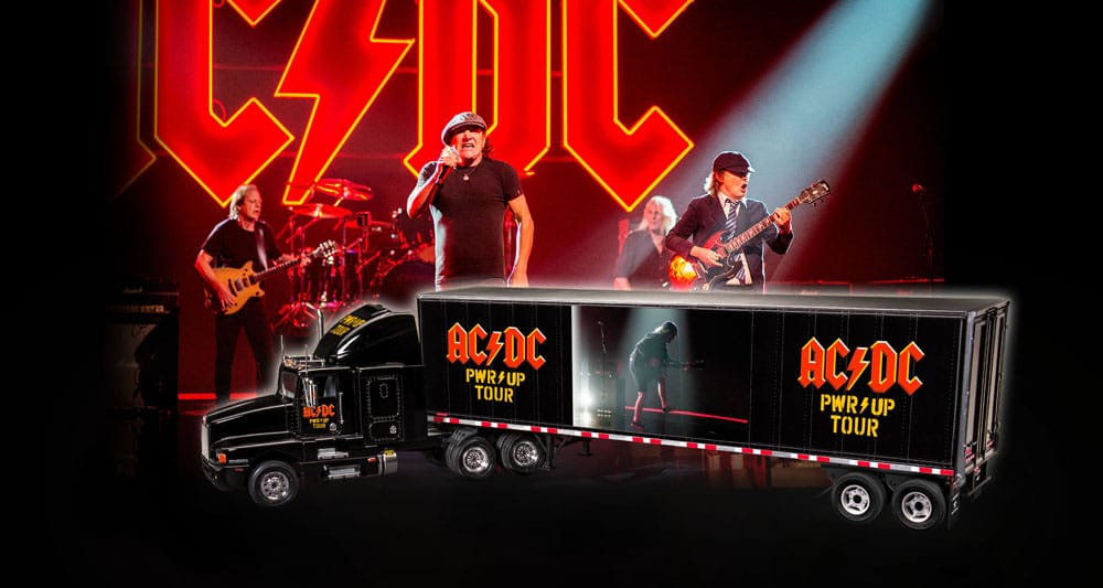 AC/DC Modellbausatz Tour Truck & Trailer 55 cm