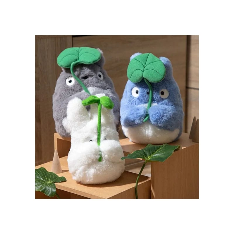 Mein Nachbar Totoro Nakayoshi Plüschfigur Small Totoro with leaf 19 cm