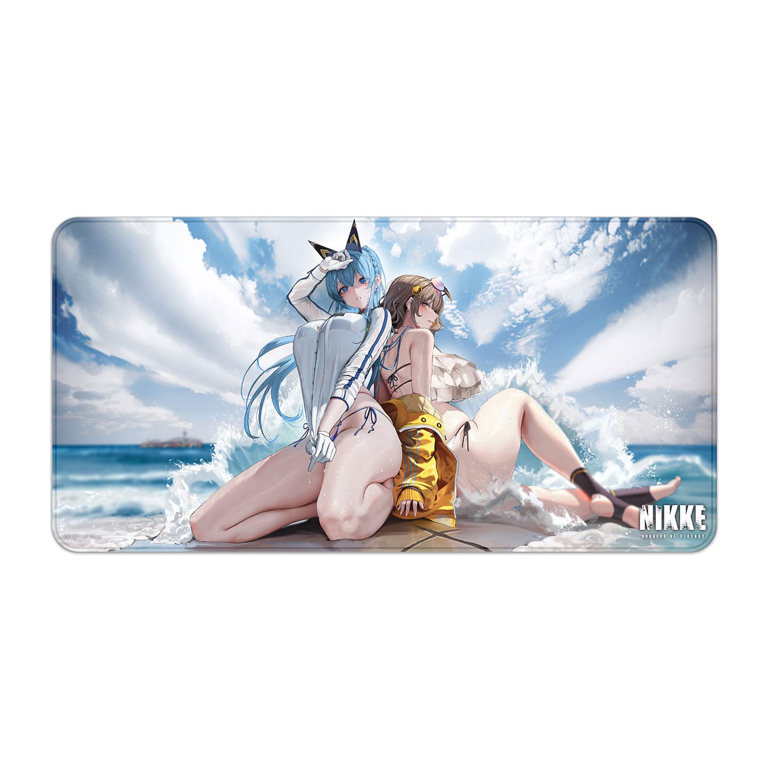 Goddess of Victory: Nikke XXL Mousepad Helm & Anis