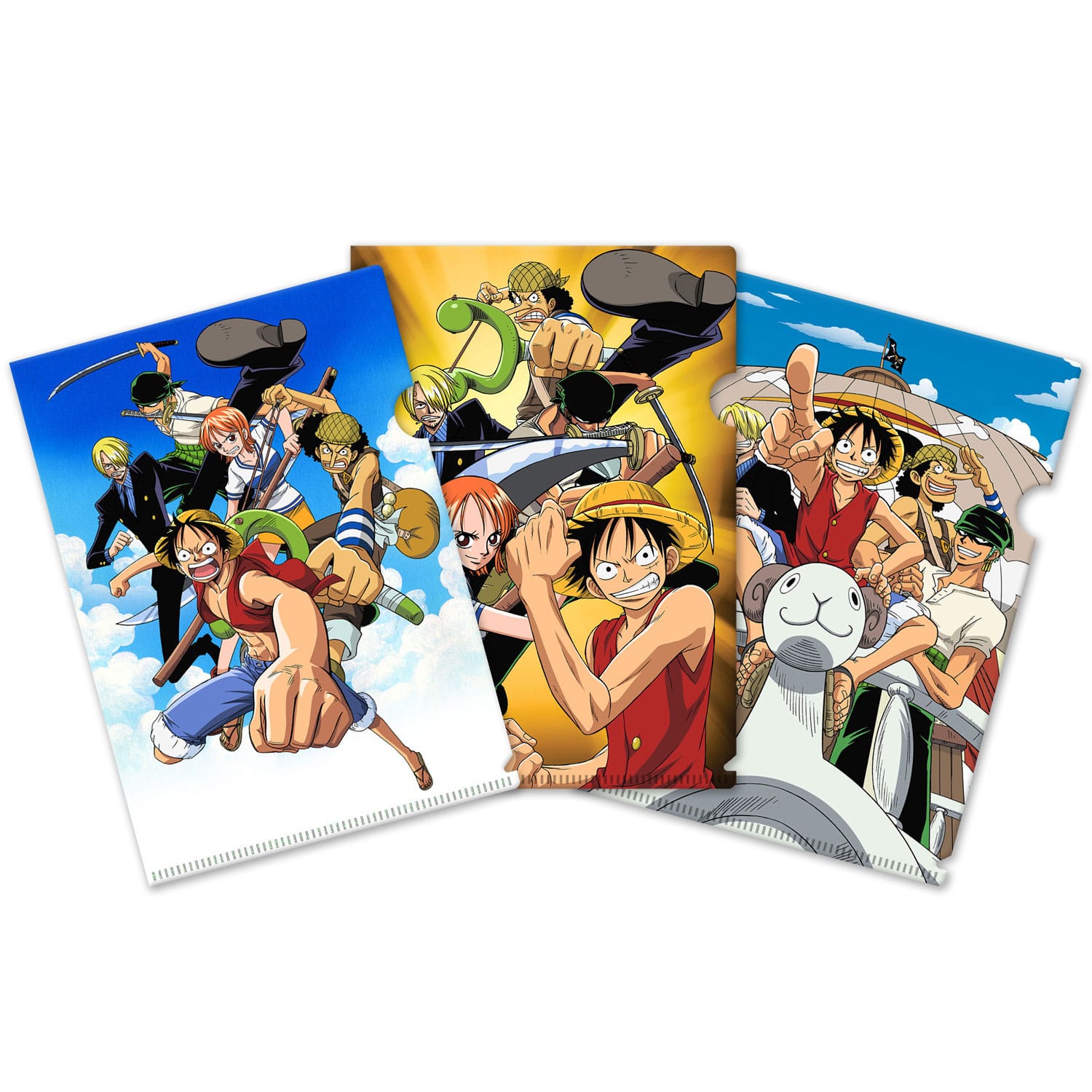 One Piece Klarsichthüllen 3er-Set Classic Adventures