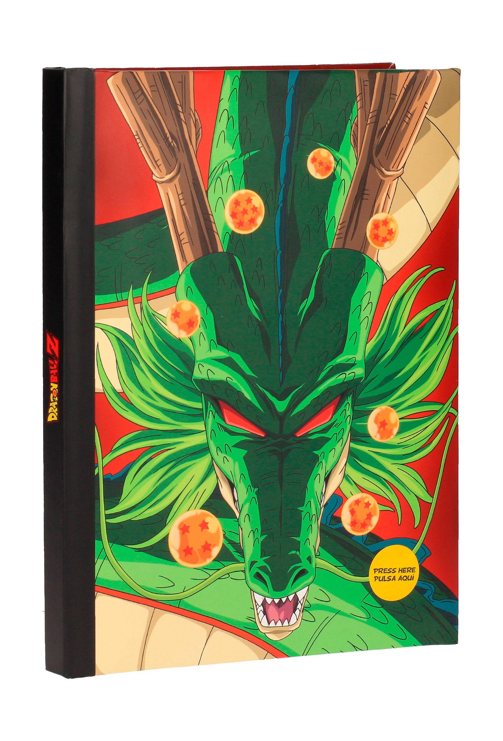 Dragon Ball Z Notizbuch mit Leuchtfunktion Shenron Dragon 