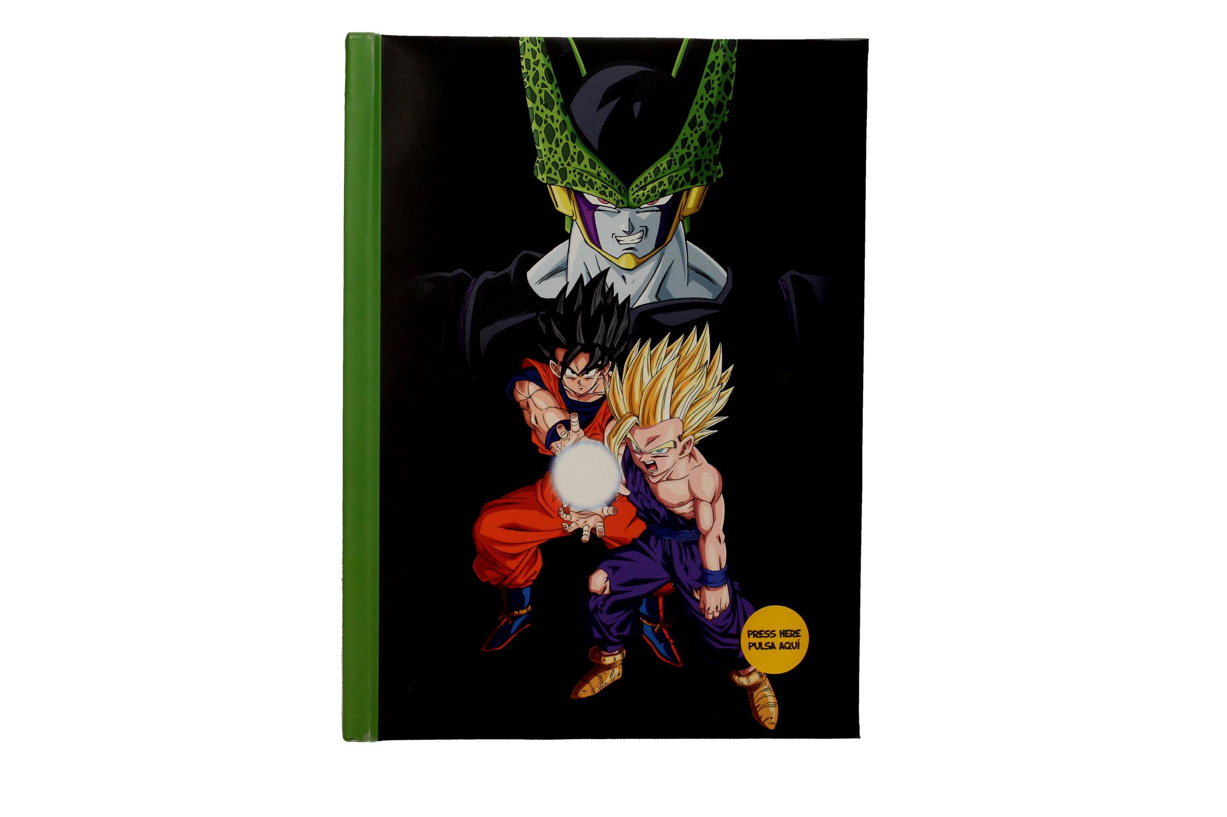 Dragon Ball Z Notizbuch mit Leuchtfunktion Cell Final Battle 