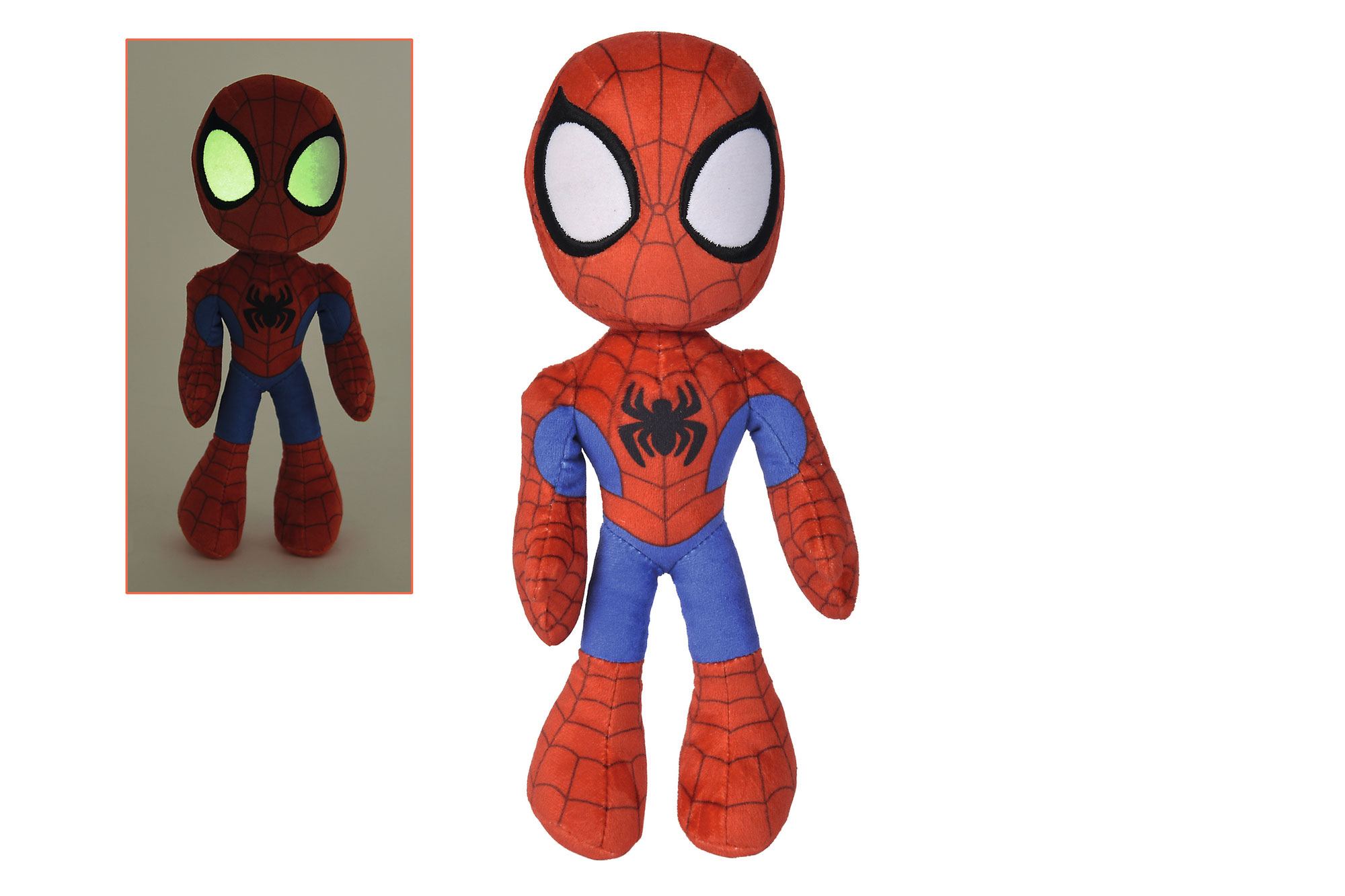 Marvel Plüschfigur Glow In The Dark Augen Spider-Man 25 cm  