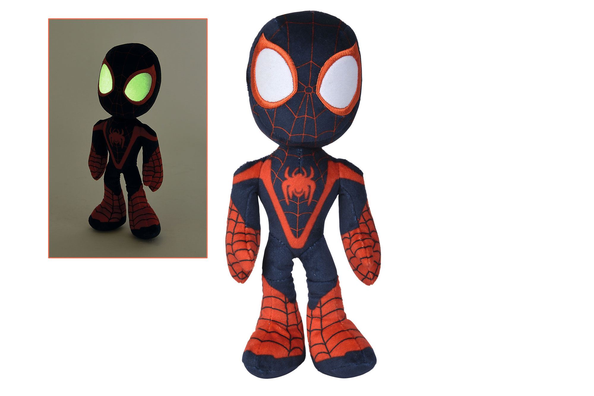 Marvel Plüschfigur Glow In The Dark Augen Miles Morales 25 cm   