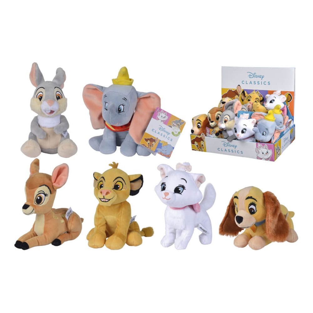 Disney Plüschfiguren Klassik Freunde 17 cm Display (12)   