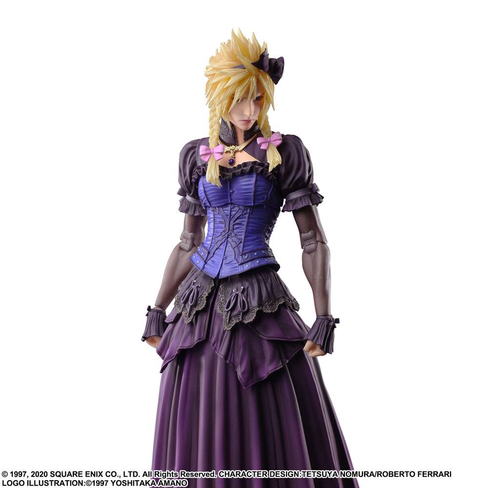 Final Fantasy VII Remake Play Arts Kai Actionfigur Cloud Strife Dress Ver. 28 cm