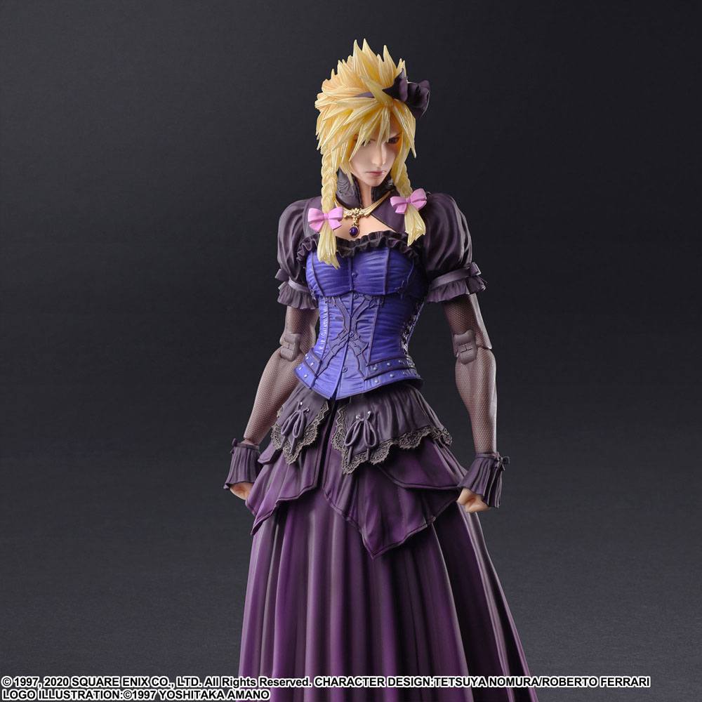 Final Fantasy VII Remake Play Arts Kai Actionfigur Cloud Strife Dress Ver. 28 cm